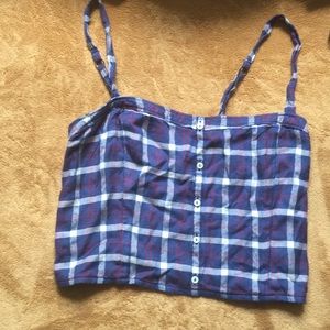 Checkered like crop top